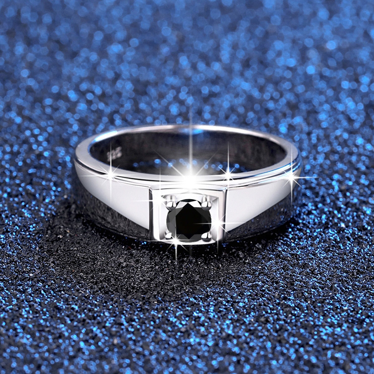 Mens Moissanite Ring US
