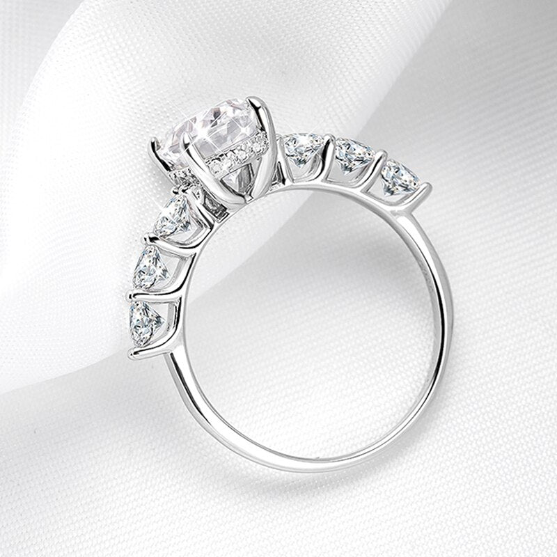Moissanite Diamond Engagement Ring Free Shipping UK