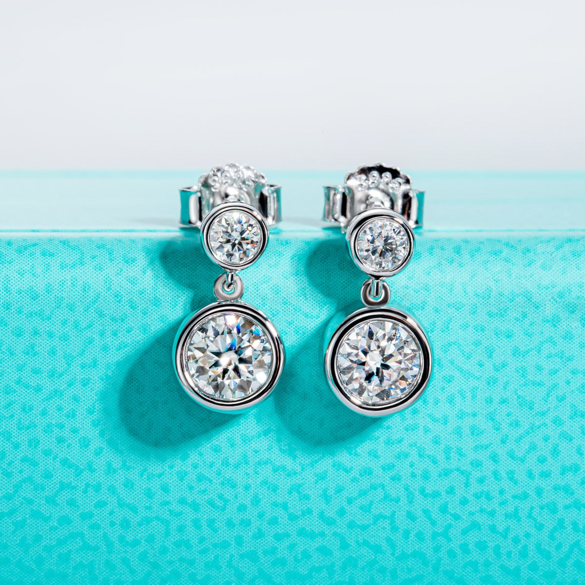 Holloway Jewellery Moissanite Diamond Earrings US