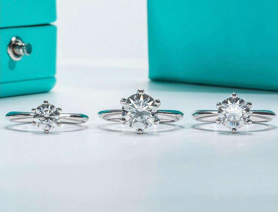 Moissanite Engagement Ring UK