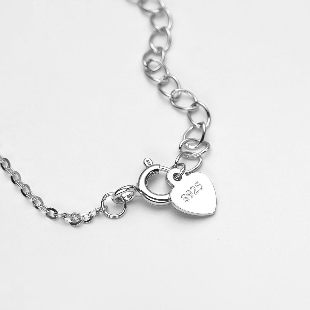 Sterling silver necklace moissanite diamond Holloway Jewellery AU