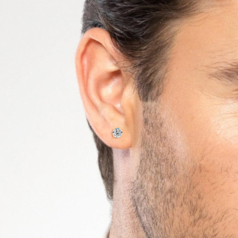 Moissanite Diamond Stud Earrings Free Shipping Canada