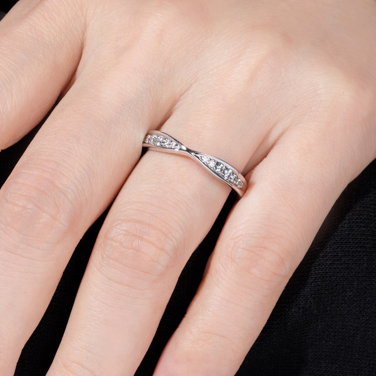 Moissanite Diamond Wedding Band Holloway Jewellery NZ