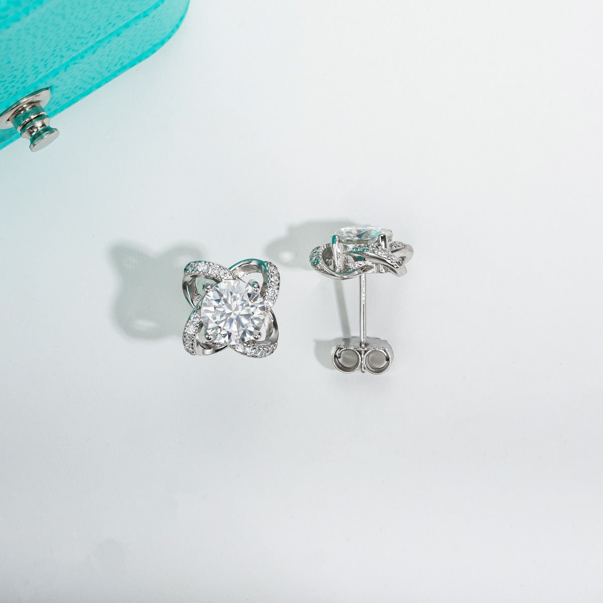 Holloway Jewellery UK Moissanite Stud Earrings