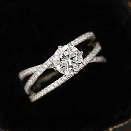 Holloway Jewellery UK Moissanite Diamond Ring