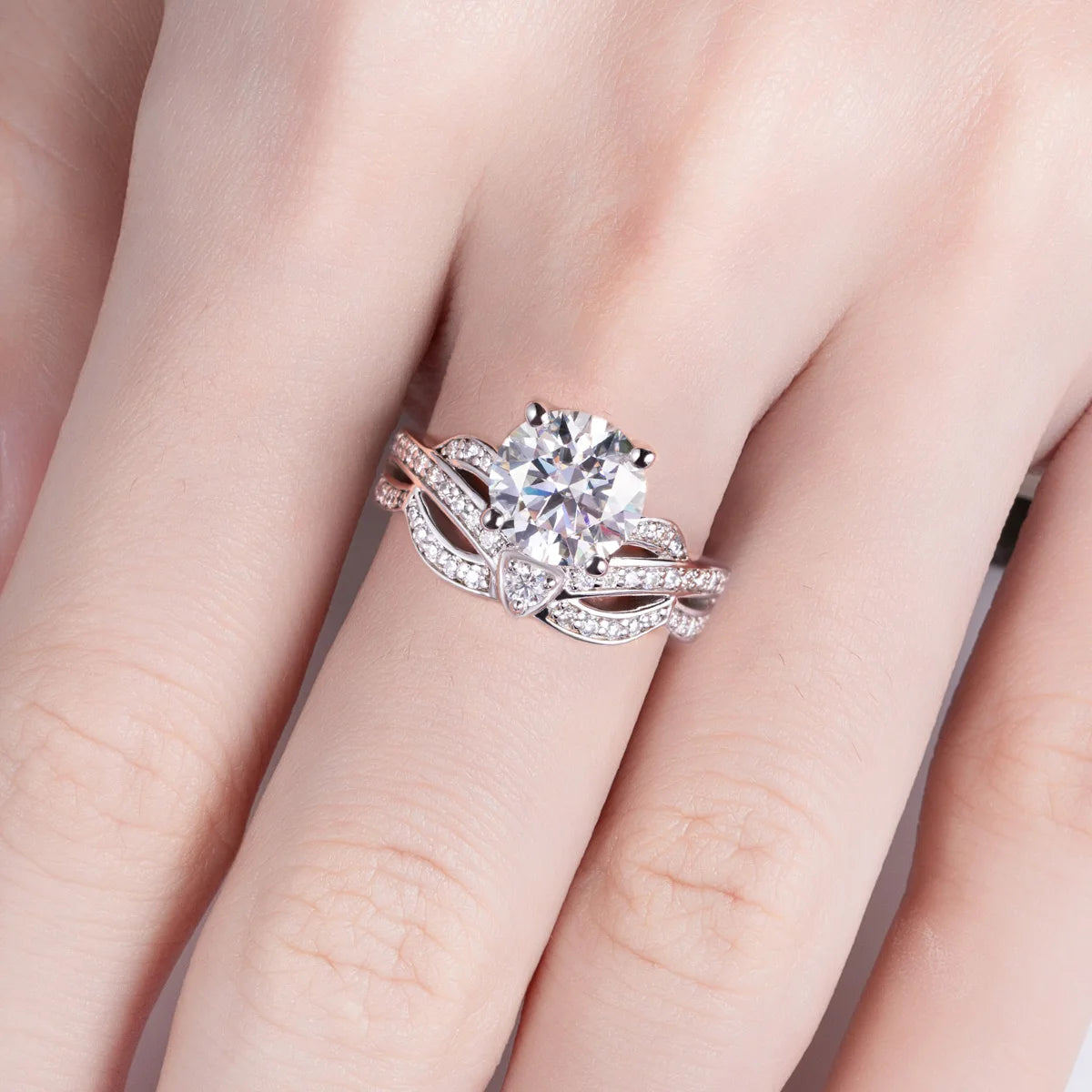 Moissanite Diamond Ring Free Shipping Canada