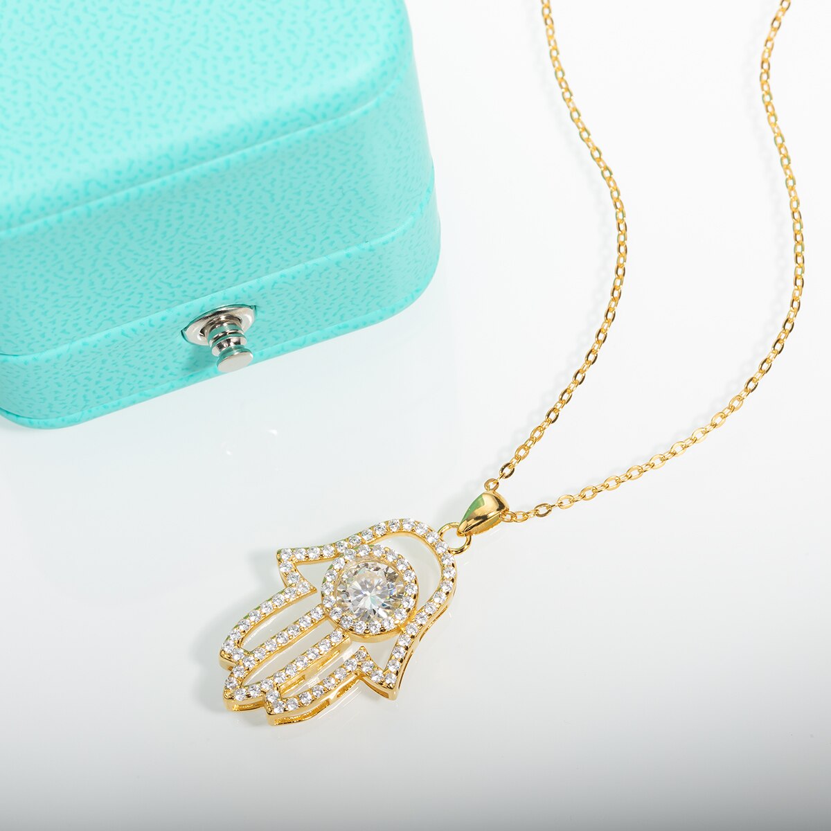 Moissanite Diamond Pendant Necklace NZ
