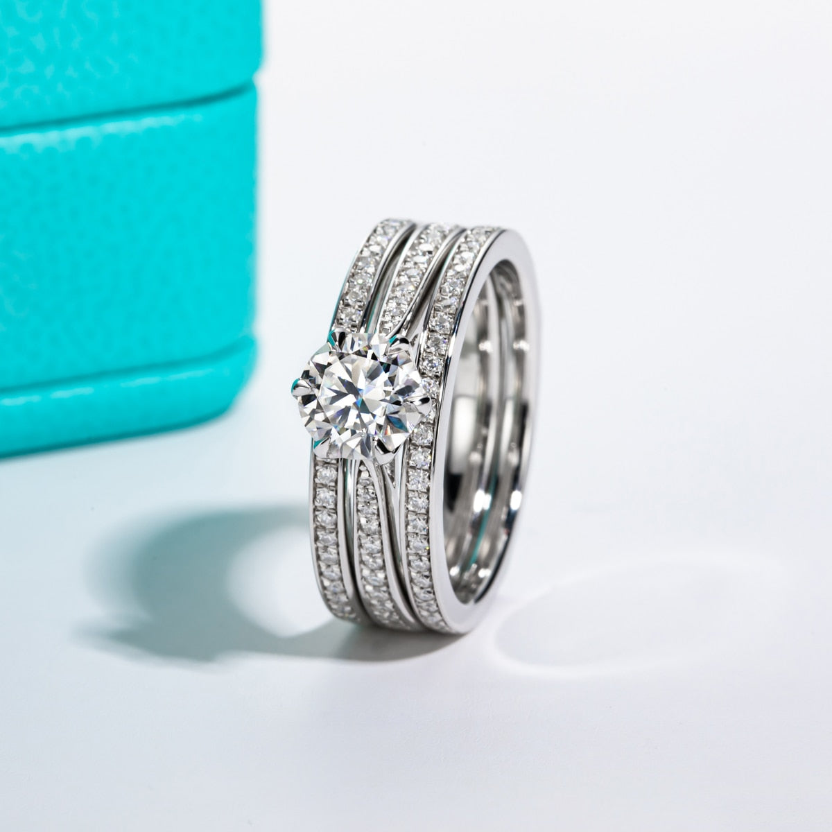 Holloway Jewellery Moissanite Diamond Ring Set NZ