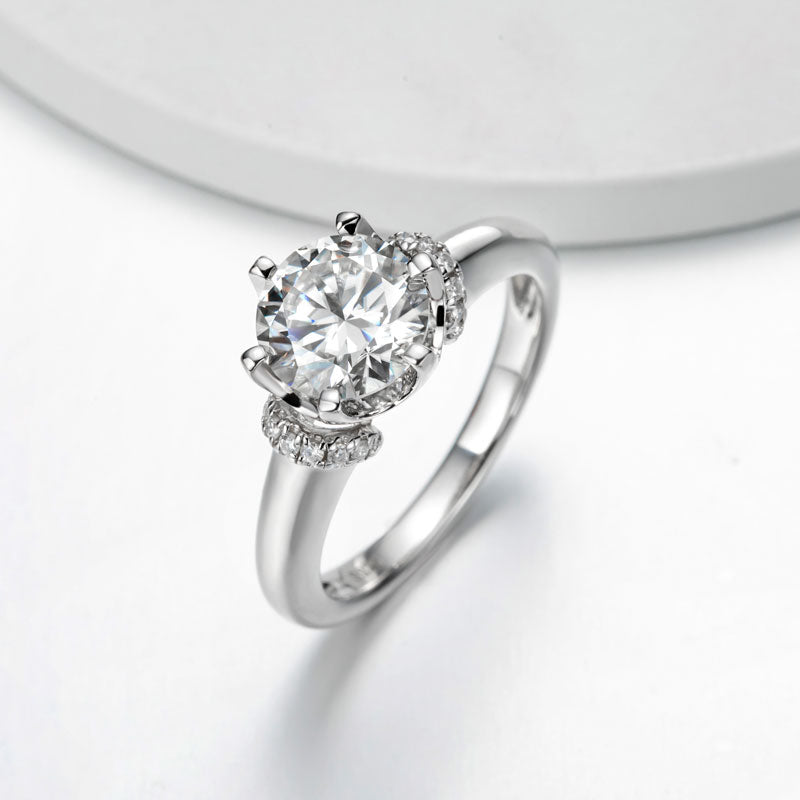 Moissanite Diamond Ring Free Shipping UK