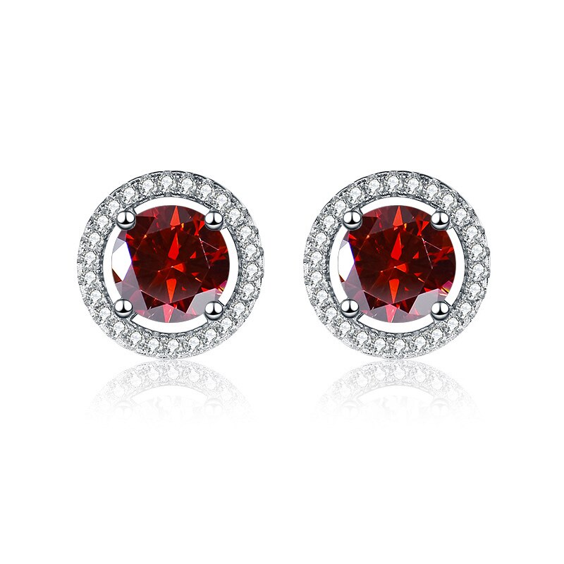 Sterling Silver Moissanite Diamond Earrings NZ