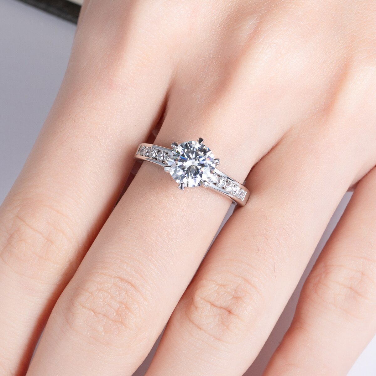 Moissanite Ring Holloway Jewellery Australia