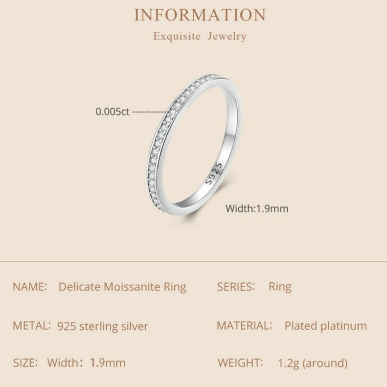Moissanite Wedding Ring Australia