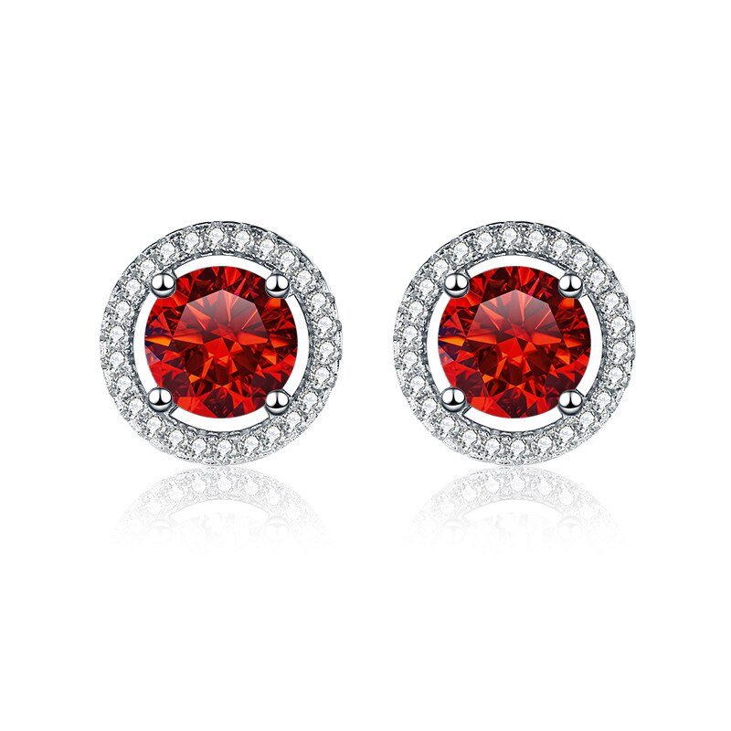 0.5 Carat Moissanite Diamond Sterling Silver Earrings NZ
