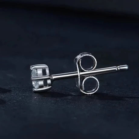 Holloway Jewellery UK Moissanite Diamond Stud Earrings
