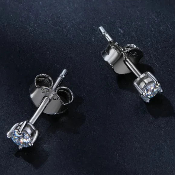Moissanite Earrings Holloway Jewellery NZ