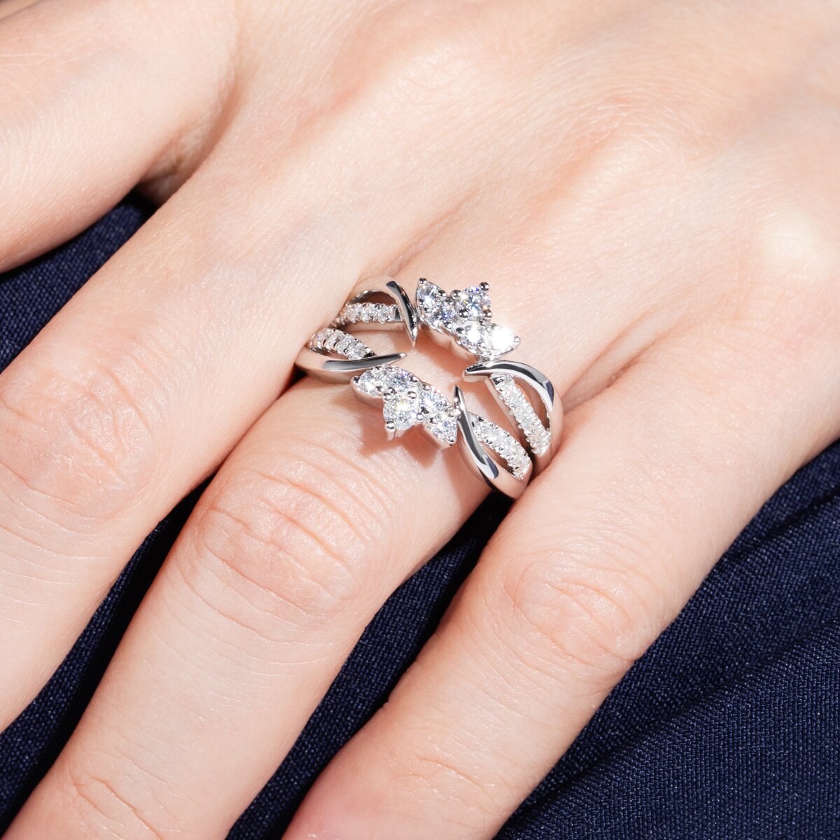 Holloway Jewellery Ring Set Moissanite