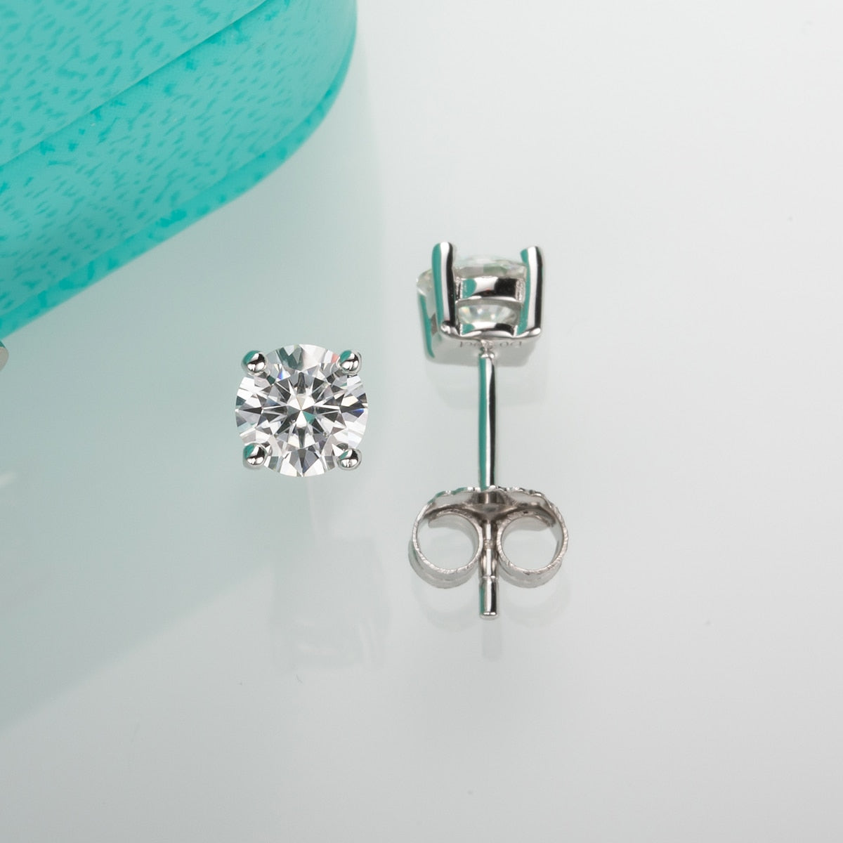 Holloway Jewellery Moissanite Diamond Stud Earrings
