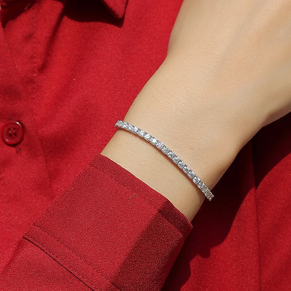Moissanite Tennis Bracelet