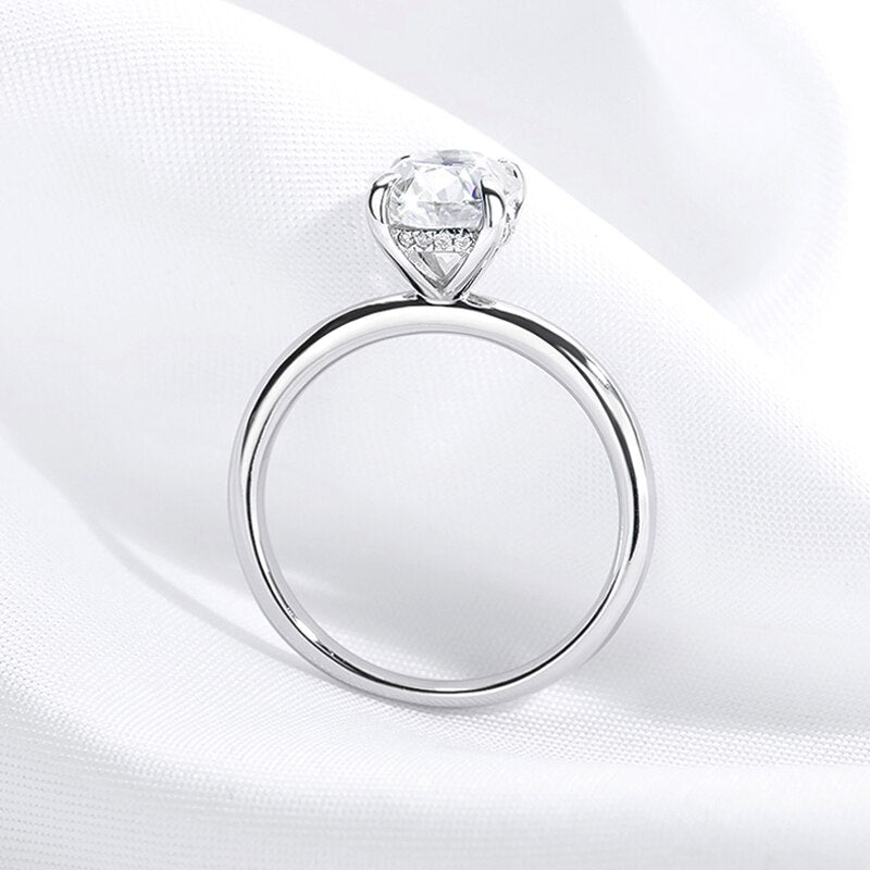 Solitaire Moissanite Ring UK Holloway Jewellery