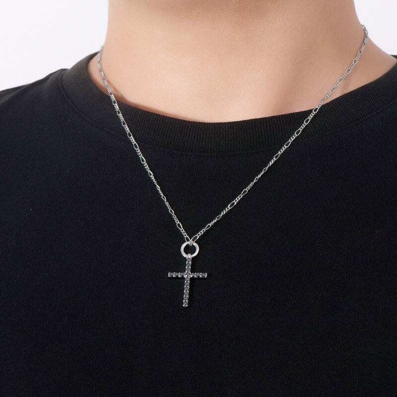 Mens Cross Necklace UK Holloway Jewellery