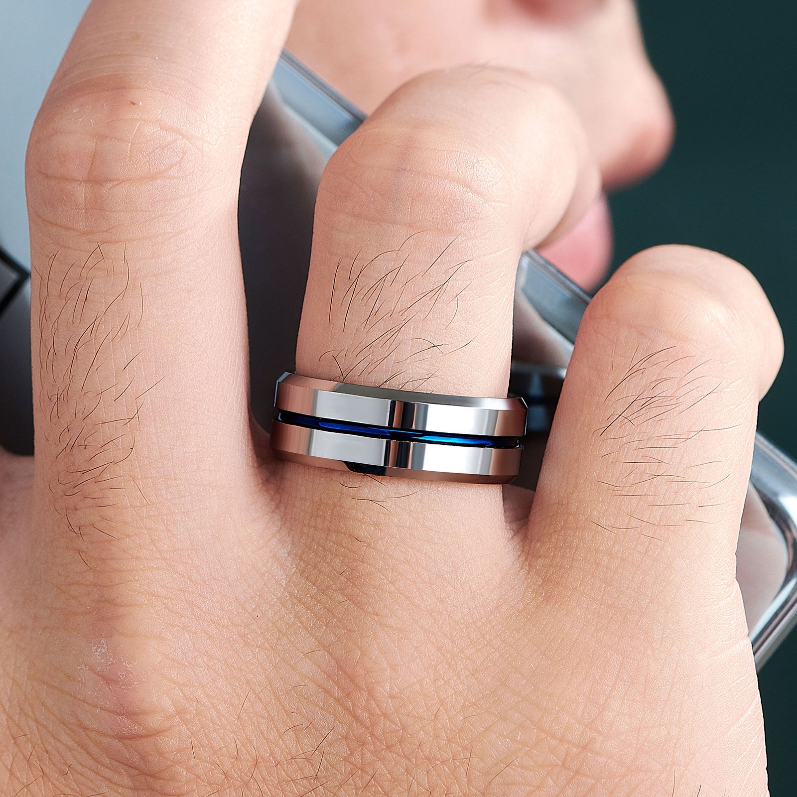 Free Shipping Tungsten Carbide Mens Ring Australia