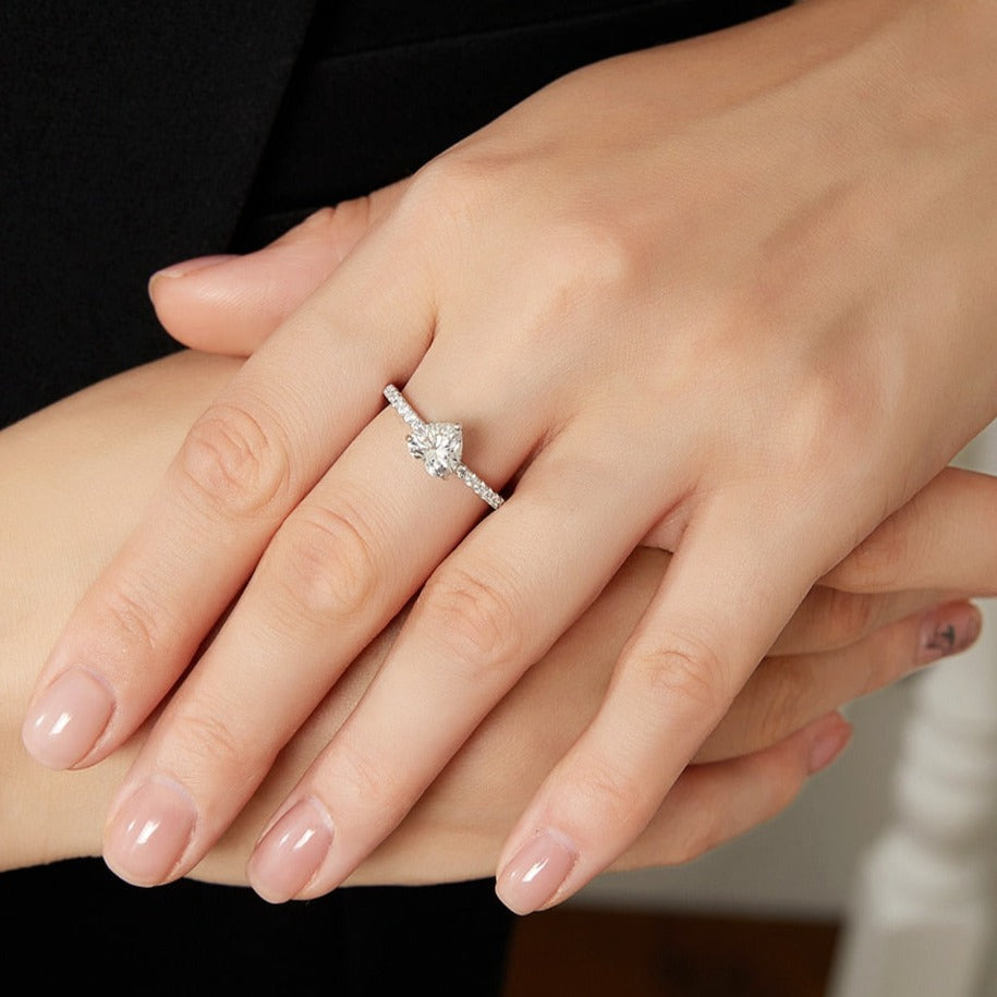 Moissanite Engagement Ring Holloway Jewellery US