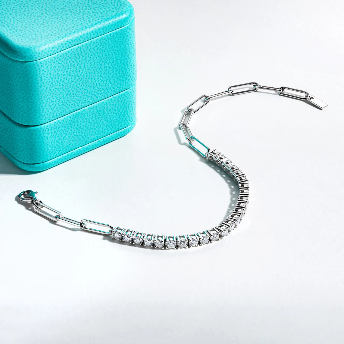 Holloway Jewellery Moissanite Diamond Tennis Bracelet