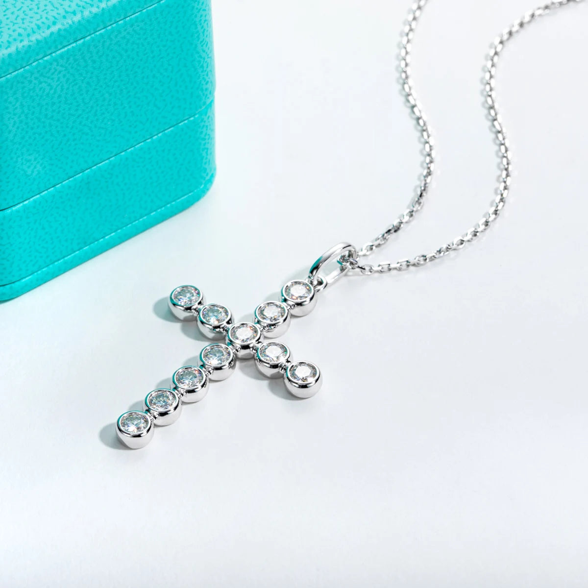 Sterling Silver Moissanite Necklace