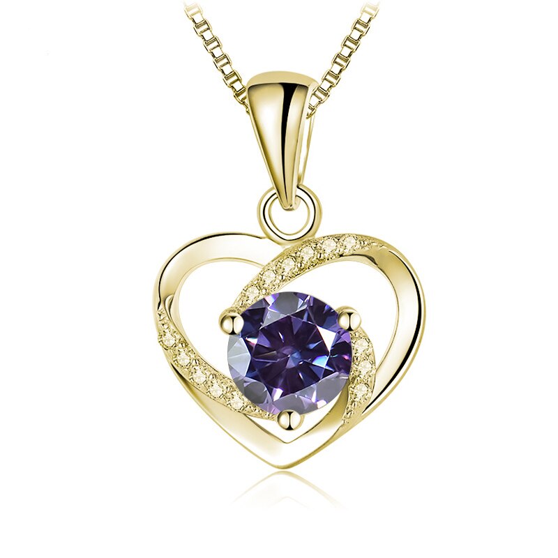 1 Carat Moissanite Diamond Pendant Necklace Australia