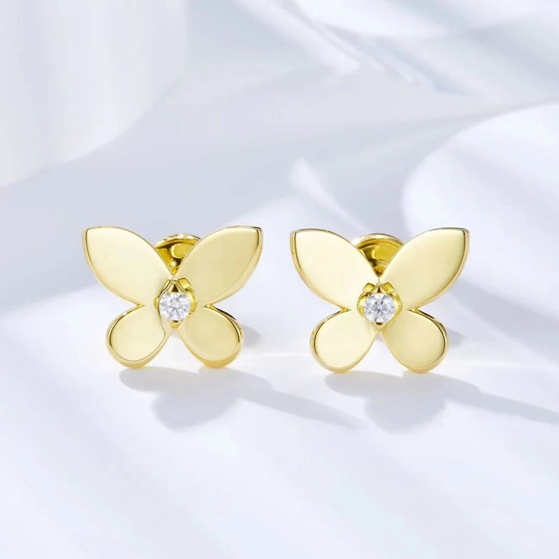 Moissanite Diamond Stud Earrings