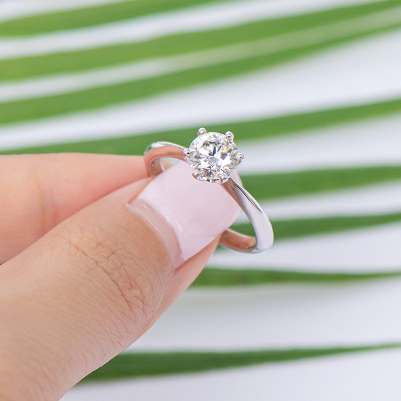 holloway jewellery 1 carat ring moissanite diamond
