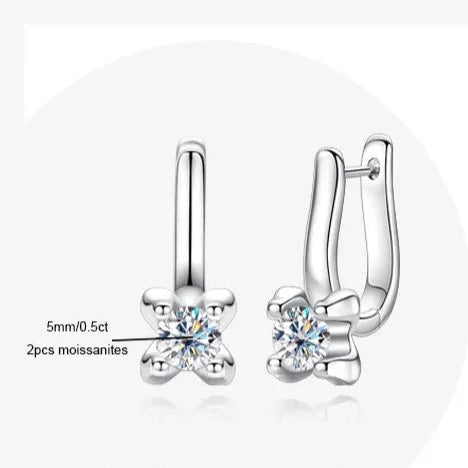 Holloway Jewellery Moissanite Diamond Earrings