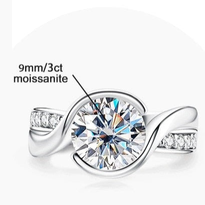 Holloway Jewellery Moissanite Diamond Ring