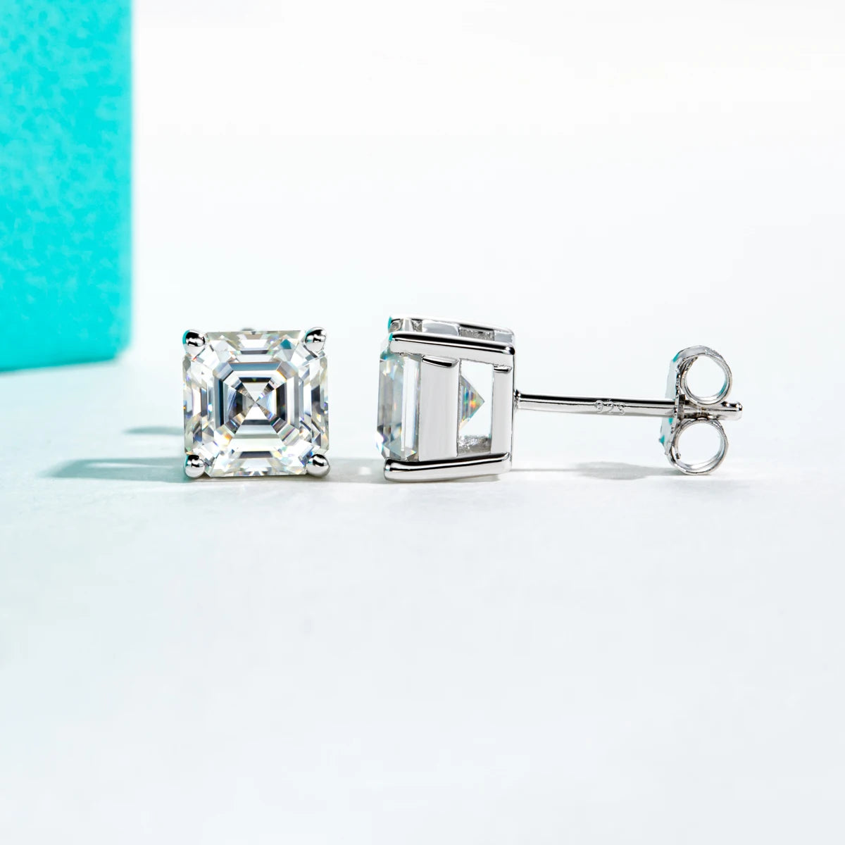 Moissanite Diamond Stud Earrings