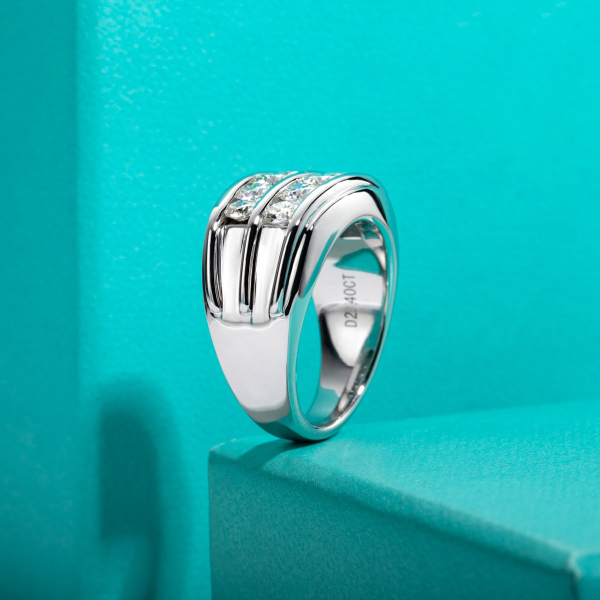 Mens Moissanite Ring UK Holloway Jewellery