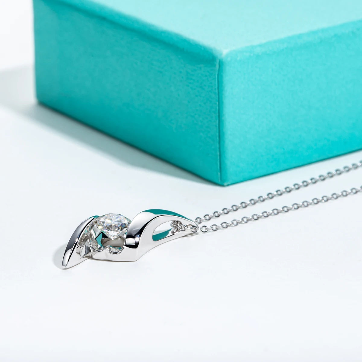 Moissanite Pendant Necklace