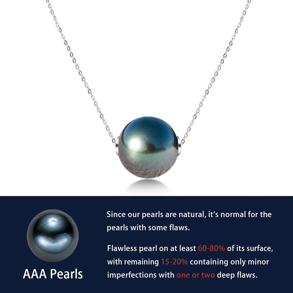 Black Pearl Necklace