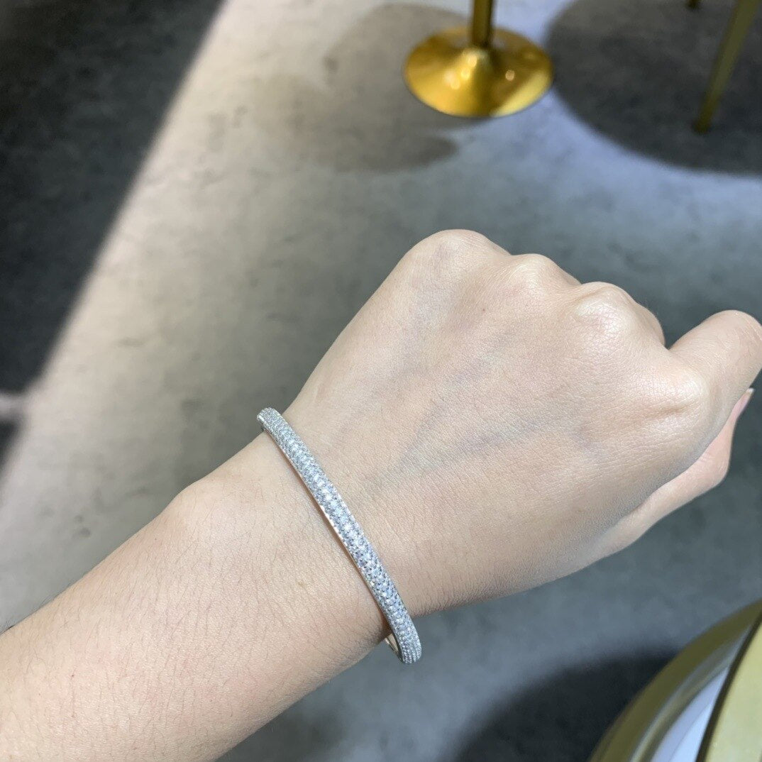 Moissanite Bangle Bracelet NZ