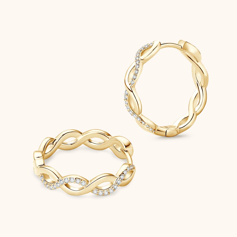 Free Shipping Moissanite Diamond Earrings NZ