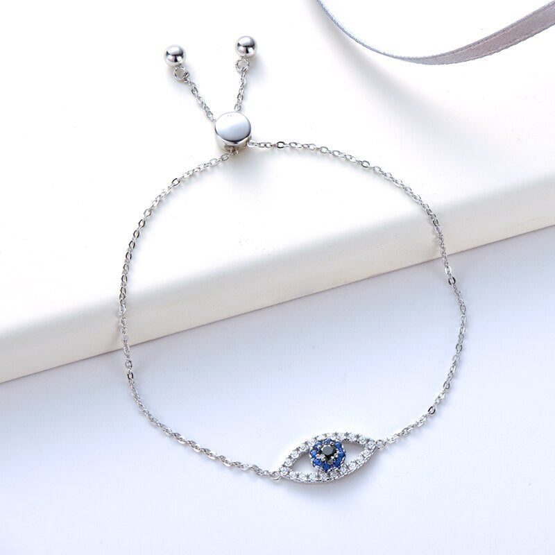 Lucky Evil Eye Moissanite Diamond Bracelet US