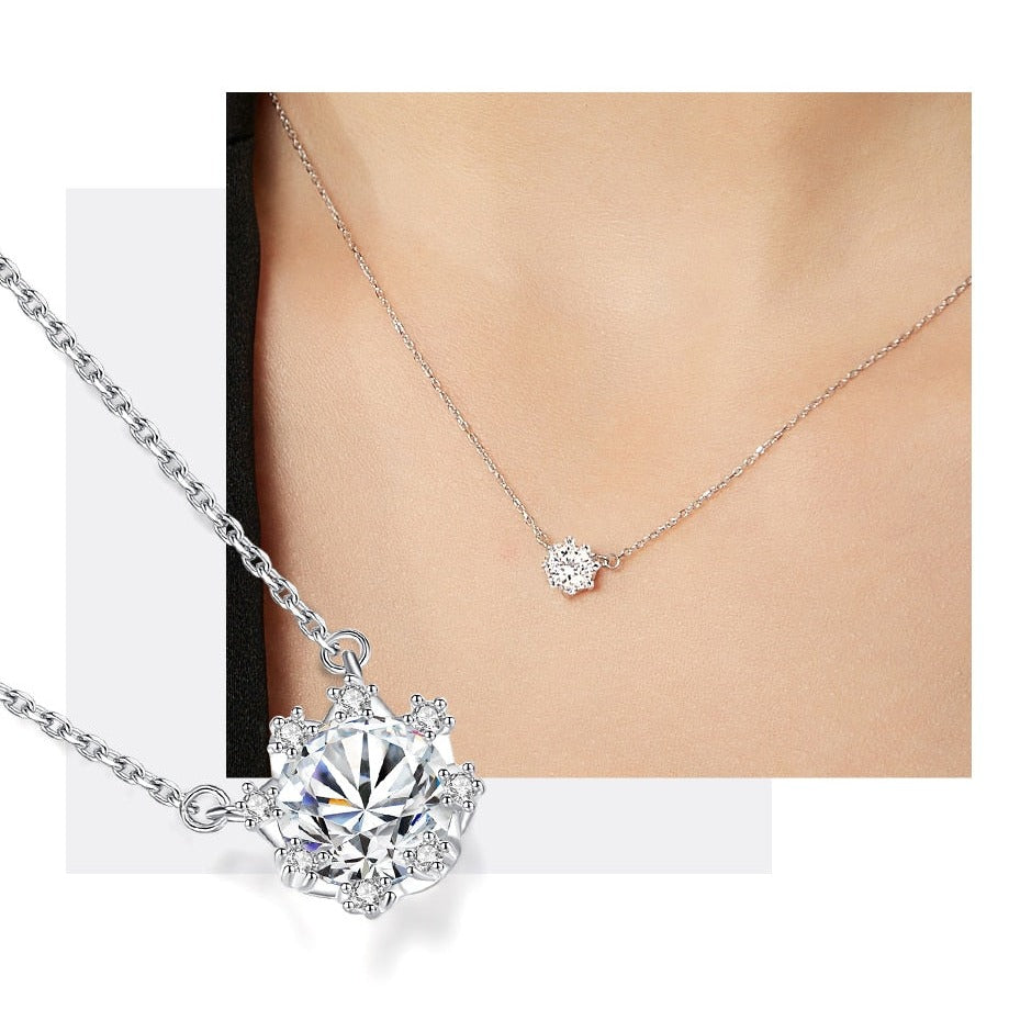 Moissanite Diamond Pendant Holloway Jewellery UK