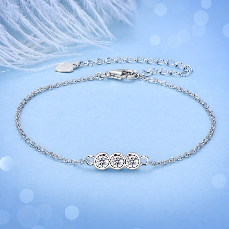 Moissanite Diamond Bracelet Free Shipping US