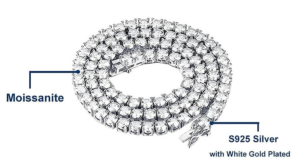 Moissanite Diamond Tennis Bracelet Australia