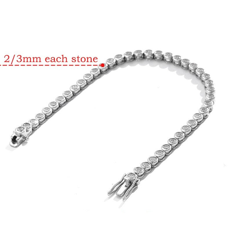 Holloway Jewellery Moissanite Diamond Tennis Bracelet Canada