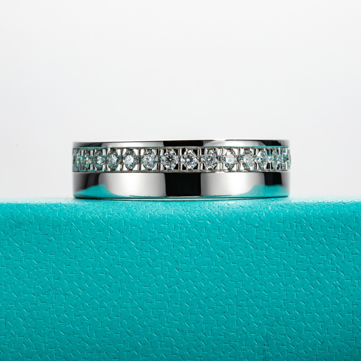 Mens Moissanite Ring Holloway Jewellery