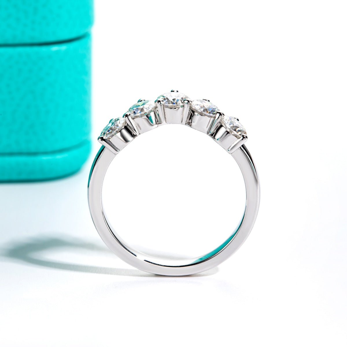 Holloway Jewellery Moissanite Diamond 5 Stone Ring Australia