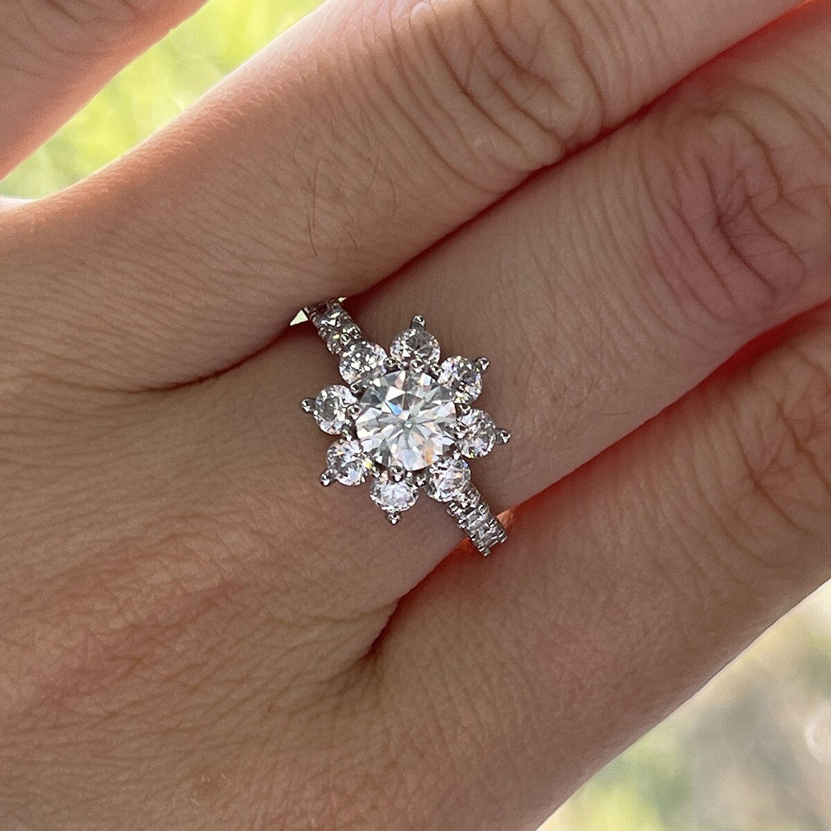 Holloway Jewellery NZ Moissanite Diamond Ring Sterling Silver