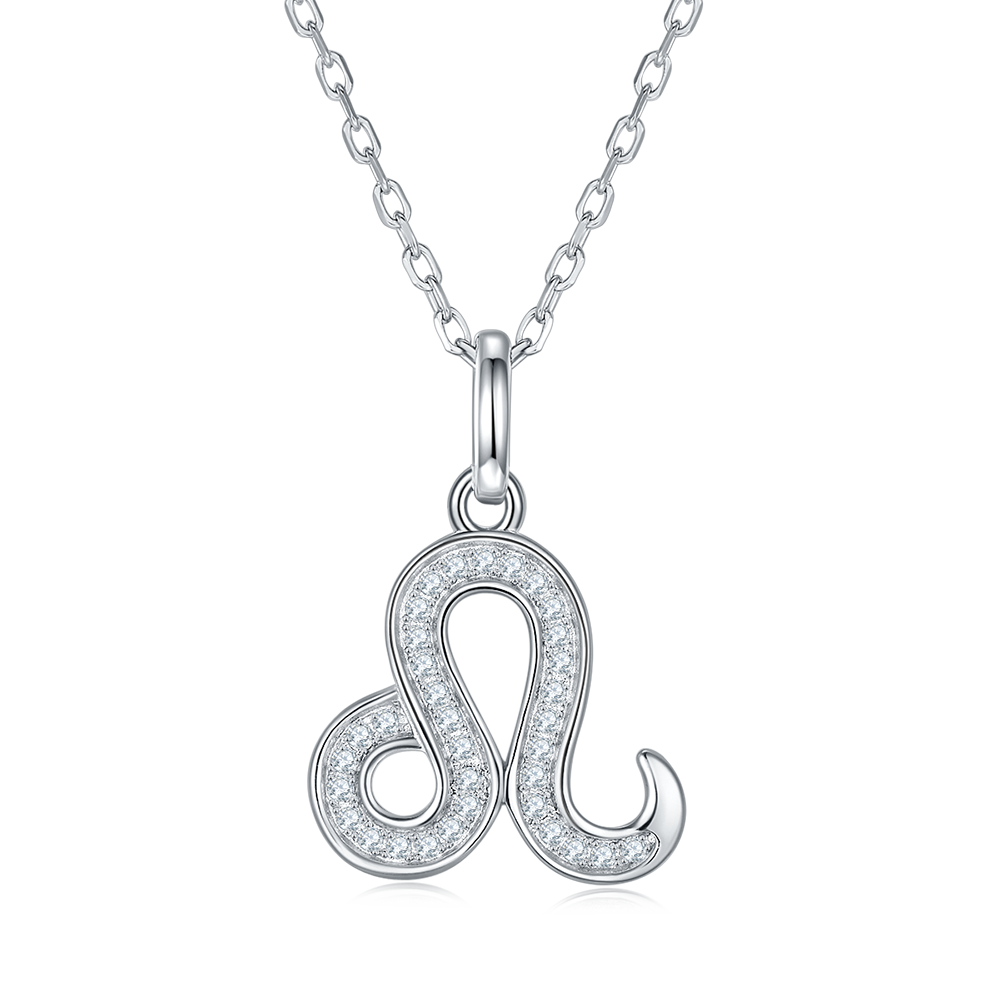 Leo Star Sign Moissanite Diamond Necklace Australia