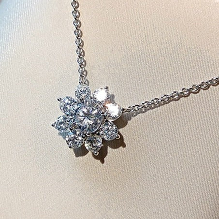 Moissanite Sterling Silver Pendant Australia