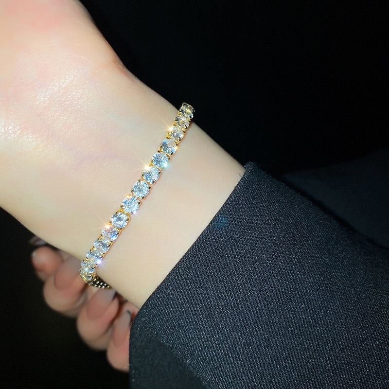 Moissanite Bracelet Holloway Jewellery US